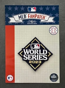 2023 WORLD SERIES MLB PATCH - 2 1/2" - CHEST PATCH - NEW SIZE THIS YEAR - Picture 1 of 3
