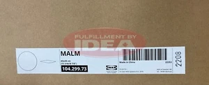 Brand New IKEA MALM Glass Top White 40x48 cm (15 3/4x18 7/8 ") 104.299.73 - Picture 1 of 1