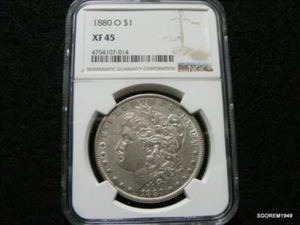1880 O SILVER MORGAN DOLLAR * NGC XF 45 * NICE DOLLAR * TAKE A LOOK - Picture 1 of 2