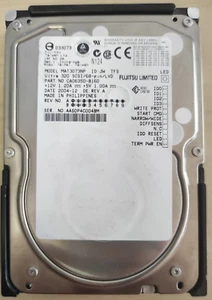 Festplatte SCSI Ultra 320 LVD 68 Pin Fujitsu Mat3073NP 73GB - Bild 1 von 1