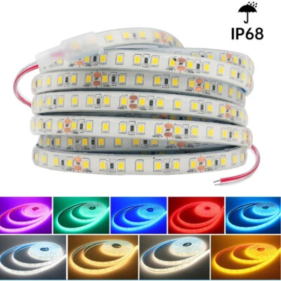 2835 LED Streifen Licht Flexibel Wasserdicht IP68 Seil Band Lichter Zum Selbermachen Beleuchtung 24V - Bild 1 von 4