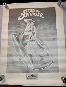 Vintage Jetski Poster Aqua Swinger Ende 50er 60er - Bild 1 von 7