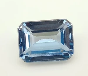 Piedra preciosa suelta corte octágono aguamarina natural 8,09 quilates AG58 - Imagen 1 de 6