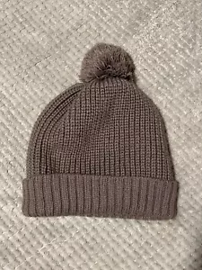Women's Grey Green Fleece Lined Hat One Size - Picture 1 of 4