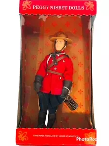 Peggy Nisbet Doll Portrait Costume Canadian Mountie England Canada box tag 8" - Picture 1 of 8