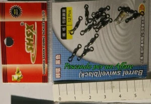 ZEPRE BARREL SWIVEL BLACK pcs12/busta - Foto 1 di 2