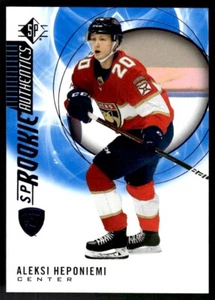 2020-21 SP Blue Rookie Authentics Aleksi Heponiemi Florida Panthers #121 - Picture 1 of 2