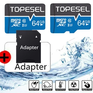 LOT 1/2/5/10PCS 32GB 64GB Micro SD Card Memory Class 10 TF For Camera Drone - Picture 1 of 15