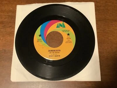 Dewey Martin Promo 45 Jambalaya, Ala-Bam 1969 Buffalo Springfield - Image 1 of 2