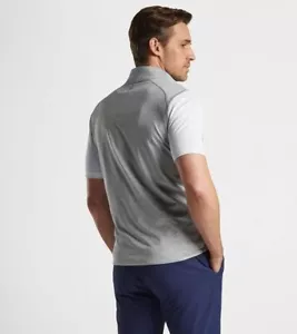 Peter Millar Stealth Performance Quarter-Zip Vest NWT Gale Grey MEN'S L $125! - Picture 1 of 6
