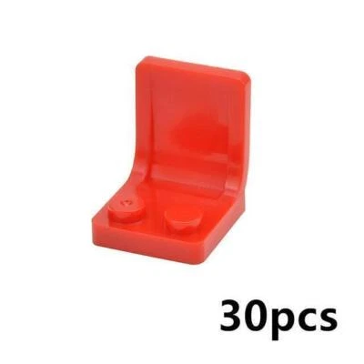 Para Lego Minifigura Asiento Coche Vehículo Silla 2x2 Rojo Blanco Gris Marrón Negro X30 Foto 1 de 4