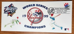 Vintage New York Yankees World Series Champion Collectible USPS Envelope 1999 - Picture 1 of 11