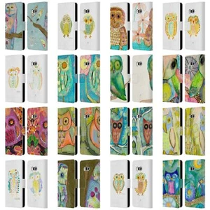 OFFICIAL WYANNE OWL LEATHER BOOK WALLET CASE FOR HTC PHONES 1 - Picture 1 of 7