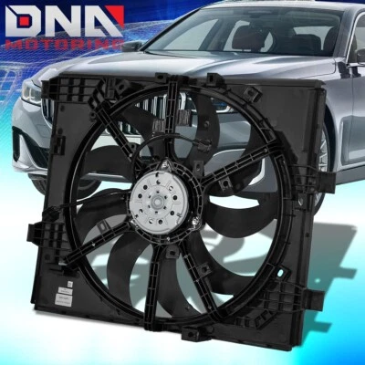 PARA NISSAN JUKE 2011-2013 CONJUNTO DE VENTILADOR DE REFRIGERACIÓN RADIADOR ATORNILLADO ESTILO DE FÁBRICA Foto 1 de 4