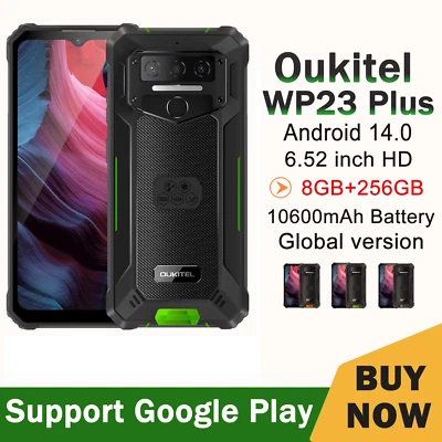 Oukitel WP23 Plus Wasserdich Robust Smartphones 24GB+256GB 10600mAh Android 14 - Bild 1 von 4