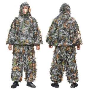 Outdoor Ghillie Anzug Tarnkleidung Dschungelanzug CS Trainingsblätter Kleidung - Bild 1 von 4