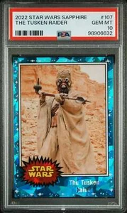 2022 Topps Star Wars Sapphire #107 The Tusken Raider PSA 10 gemas como nuevo 98906632 - Imagen 1 de 2