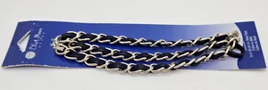Schmuckherstellung Blau Mond Kette Kunstleder Basteln - Bild 1 von 6