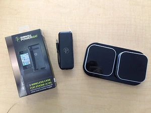 Duracell Powermat Wireless Charger 2 Geräte gebraucht (kabellose iPhone Hülle NEU) - Bild 1 von 9