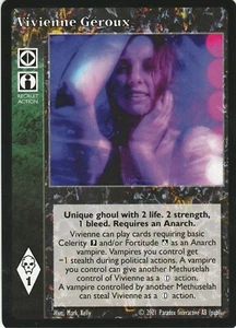 Vivienne Geroux x1 Black Chantry Kickstarter Promo VTES Jyhad - Imagen 1 de 1