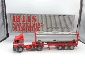 NZG - Mercedes Camion et Remorque Citerne Ref 1844S - Voiture De Collection 1/43 - Foto 1 di 14