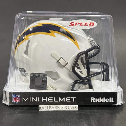 Los Angeles Chargers Navy Logo Alternate Riddell NFL Speed Mini Football Helmet Cover