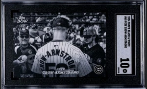 2024 Topps Black & White - Pete Crow-Armstrong #60 (RC) SGC 10 - Foto 1 di 2