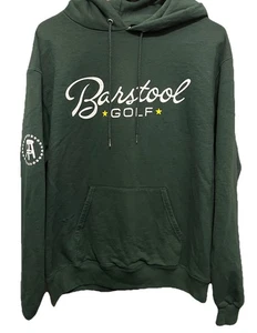 Sudadera con capucha de golf Barstool de Champion, verde oscuro, talla mediana. Nuevo sin etiquetas - Imagen 1 de 5