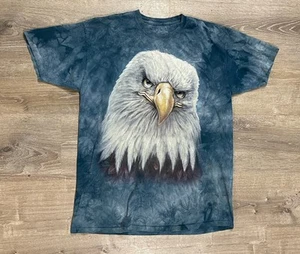 2013 The Mountain Tie Dye T-shirt Bald Eagle Attitude Size 2XL XXL Patriotic USA - Picture 1 of 7