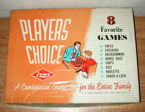 VINTAGE 1944 E. S. LOWE SPIELERAUSWAHL 8 LIEBLINGSSPIELE NR. 1103 mit OVP - Bild 1 von 16