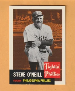 Steve O'Neill Philadelphia Phillies 1991 Topps Archives '53 #307 Minooka PA - Imagen 1 de 2