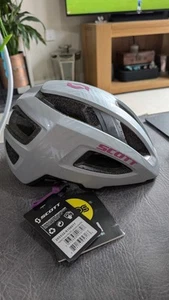 Scott Groove Plus Bicycle Helmet CE in Grey/ultra Violet - Picture 1 of 6