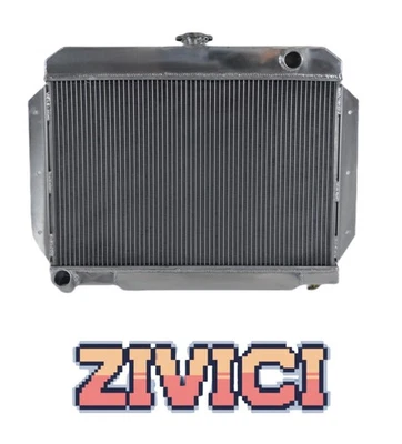 Radiador de aluminio de 3 filas para Jeep Jeepster CC7273 1972 1973 Foto 1 de 4