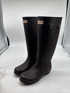 Hunter Original Short Rain Boot for Women, Size 7 - Black.    s1 - Picture 1 of 7