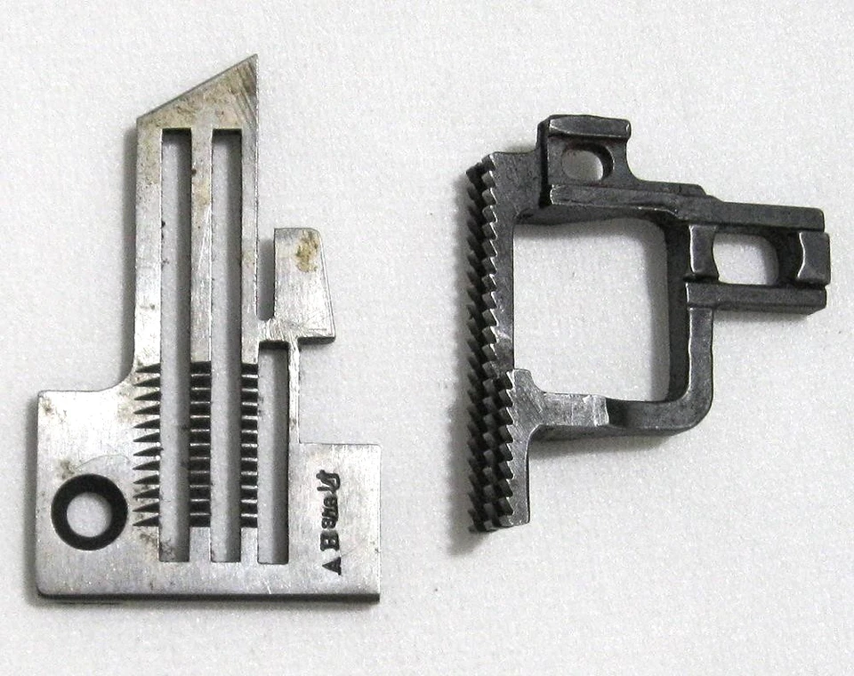 UNION SPECIAL Set AB 3/16" Placa de Aguja 39505 Alimentación Perro 39500 Ind. Overlock Seger Foto 1 de 4