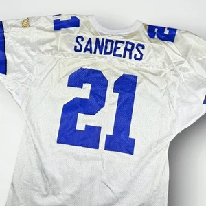 Vintage Dallas Cowboys Deion Sanders Jersey Size XL Wilson Team NFL 90s Football - Picture 1 of 13