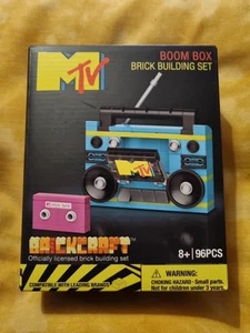 Blocks MTV Boombox w/Cassette Building Block Set (96pcs) New Official - Picture 1 of 3