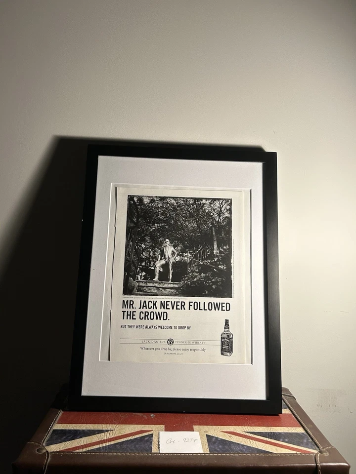 JACK DANIELS WERBUNG Feature, 2008 GQ Original Poster / A4 Format, RAR. - Bild 1 von 1