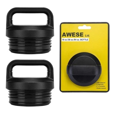 AWESE 2 PCS Replacement Cap Lids,Fits for 18oz/36oz/64oz YETI Rambler Bottle