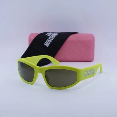 New Moschino MOS164/S 04AN QT Matte Lime/Green 60-21-130 Sunglasses - Image 1 of 4