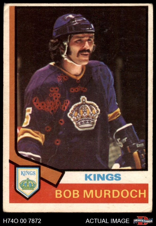 1974 O-Pee-Chee NHL #194 Bob Murdoch Kings-Hockey 1.5 - FAIR - Image 1 of 1