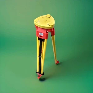 Trípode Original Lieca Geosystems Modelo Nº GST05 Color Rojo/Amarillo - Imagen 1 de 5