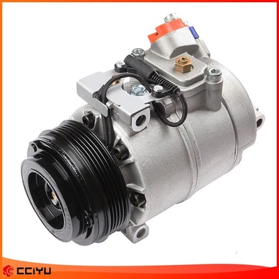 Compresor de aire acondicionado con embrague para BMW 318ti 323Ci 323i 325xi 525i 1,9 L 2,5 L Foto 1 de 4