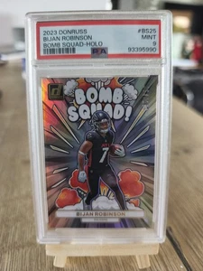 Panini Donruss Bomb Squad-Holo 2023 Bijan Robinson RC/100 PSA9 - Bild 1 von 4