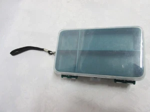 Vintage 2-seitige 8 Fächer Angelgerätebox Tragetasche mit Handschlaufe - Bild 1 von 5