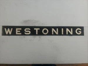 Westoning - United Counties Luton Bus Destination Blind 40"- Gift - Picture 1 of 10