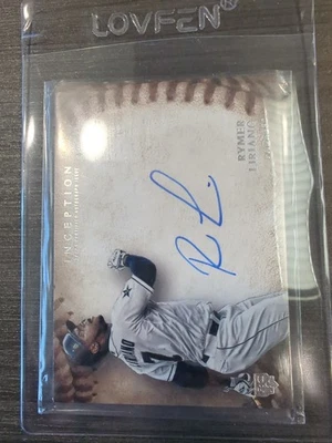 Autógrafos de novato Bowman Inception 2015 Rymer Liriano #RA-RL (AU, RC) Foto 1 de 2