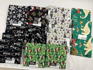 Christmas Fat Quarter Fabric Quilting 100% Cotton size 18 X 22 inch Lot of 16 - Picture 1 of 6