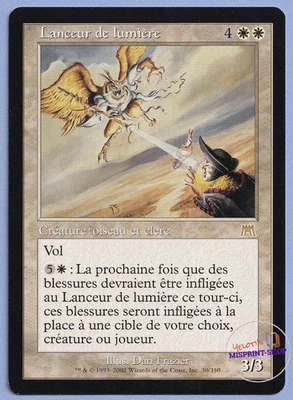 Glarecaster French Mtg MISPRINT. Translate Error, Missing "or you" - Imagen 1 de 4