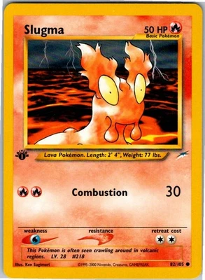 Slugma Common Neo Destiny 082/105 NM 1st Edition - Image 1 of 2